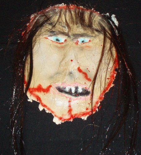 Skinned Brw Hair Face Halloween Haunted House Prop Props