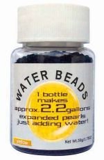 Water Beads Big Pearl Shape 50gm Pottle Yellow