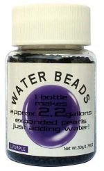 Water Beads Big Pearl Shape 50gm Pottle Purple