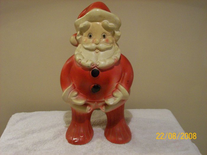 Vintage Chalkware Santa Clause