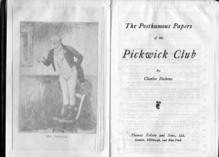 Pickwick Papers Vol. 1