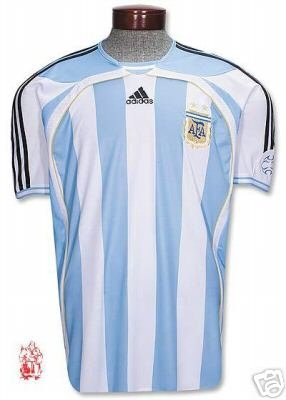 Argentina Home World Cup 2006 Soccer Jersey