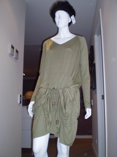 Khaki Casual Dress