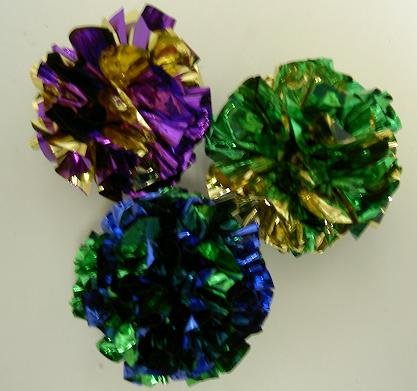 Mylar crinkle balls, large