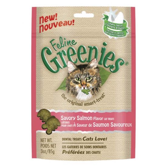 Feline Greenies! Salmon Flavor! 3 oz