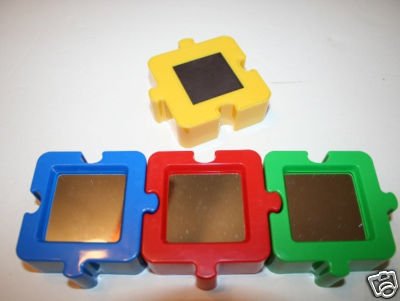 Autism Awareness Magnetic Puzzle Mirrors - Set of 4