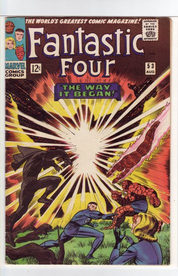 Fantastic Four # 53 FN/VF to VF-