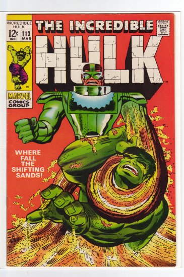 Hulk # 113 VF+ to VF/NM