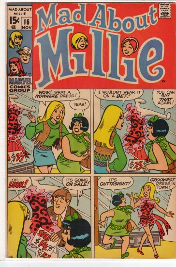 Mad about Millie # 16 VF to VF+