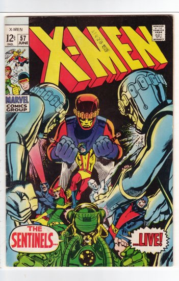 X-Men # 57 FN/VF to VF