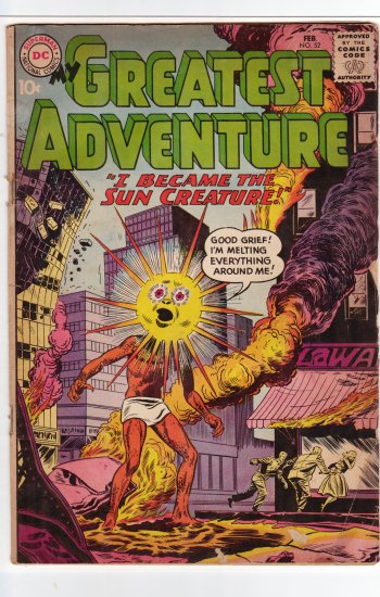 My Greatest Adventure # 52 VG to VG+