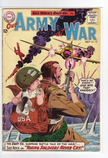 Our Army at War # 132 VG/FN to FN-