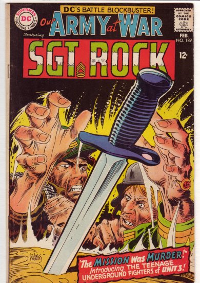 Our Army at War # 189 VF- to VF