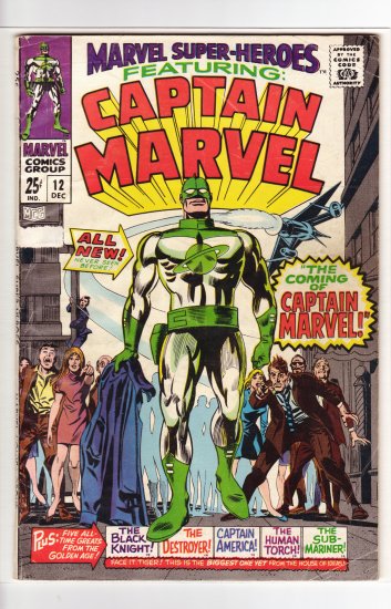 Marvel Super-heroes # 12 VG- to VG+