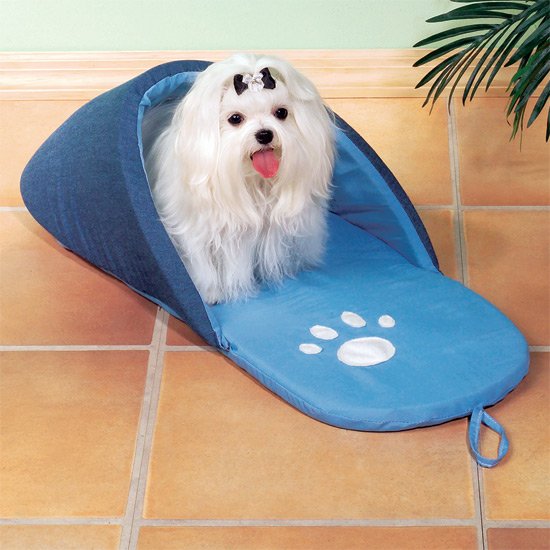Slipper Pet Bed Denim