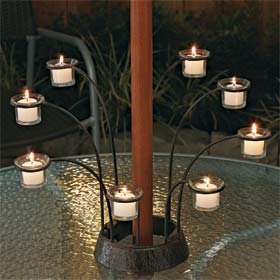 Patio Umbrella Candleholder