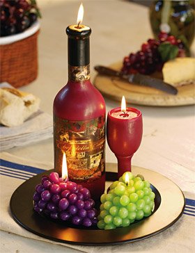 5-Pc. Wine Candle Set