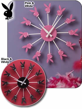 Playboy Bunny Radial Clocks