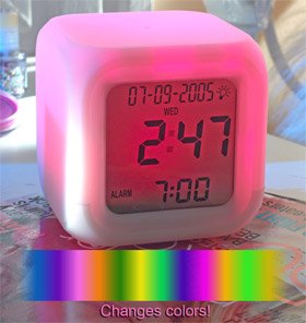 Color-Changing Mood Clock