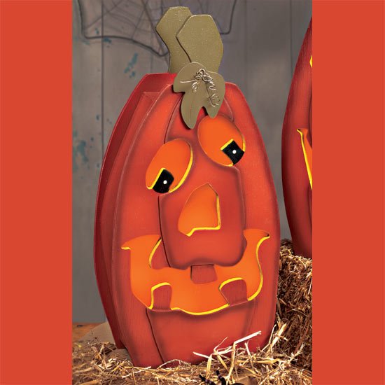16" Light-Up Jack-O'-Lanterns -Gourdie