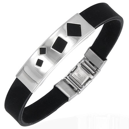 Squared Stainless Bracelet