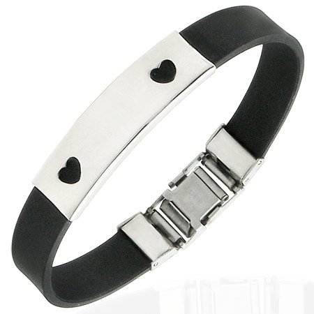 Two Hearts Stainless Bracelet