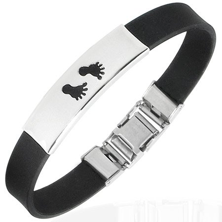 Little Feet Stainless Bracelet