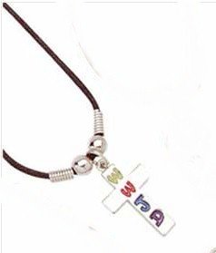 New Cross "What Would Jesus Doâ Pendant Necklace
