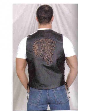 retro brown vest (Small)