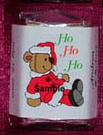 150 CHRISTMAS HOLIDAY THEMED Custom Candy Wrappers Favors