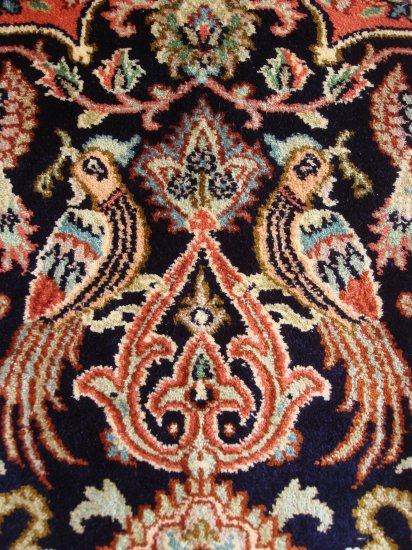 RARE " PEACOCKS GOOD FORTUNE" silk 1600 KPSI