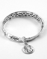 Antique Silvertone Bracelet