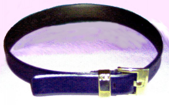 BLACK CROC EMBOSSED GENUINE LEATHER BELT BY THE LIMITED .....MADE IN ITALY