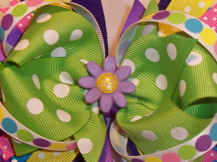 Boutique Spring/Easter Hair Bow