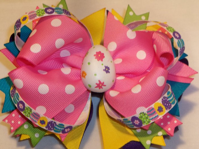 Boutique Spring/Easter Hair Bow