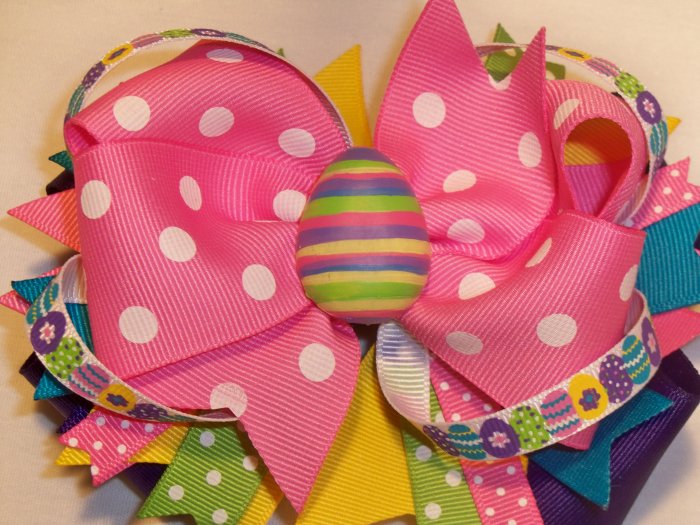 Boutique Spring/Easter Hair Bow