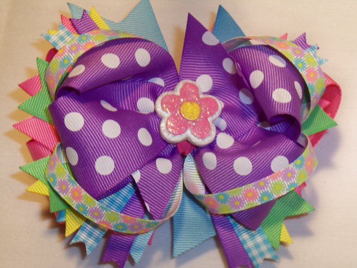 Boutique Spring/Easter Hair Bow