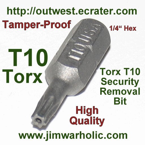 Torx T10 Security Bit Tamper Proof