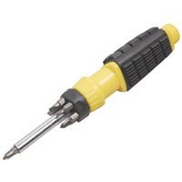 6-in-1 Multipurpose Screwdriver With 6 CR-V 1/4 Bits