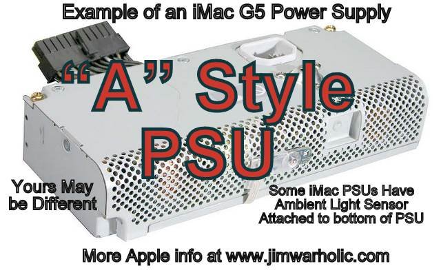 A Style Apple iMac G5 Power Supply Capacitors Kit