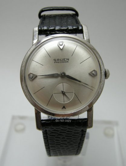 Vintage Gruen Precision Men's Diamod Watch Cal. 510