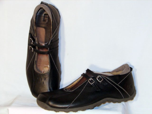 Cat Caterpillar Leather Walking Shoes Womens 9.5W NEW