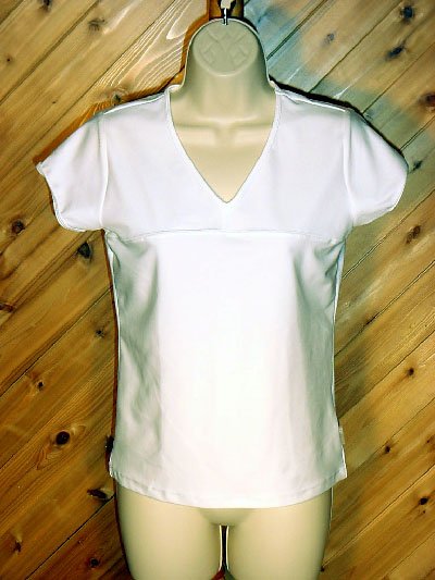 Nike Alpha Cap Sleeve Microfiber DriFit White Top XS NWT