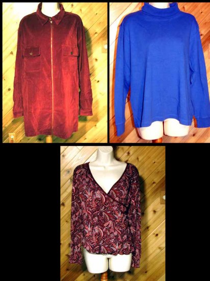 Lot Jones NY Casual Corner Old Navy Tops Womens XL