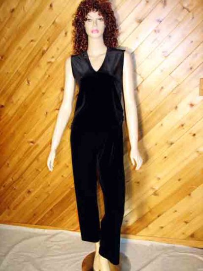 Chico's 2pc Velvet Stretch SL Top Pants 0 S 4/6 CHICOS