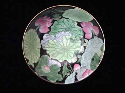 Beautiful Oriental Flowers Bowl Dish Excellent Condition