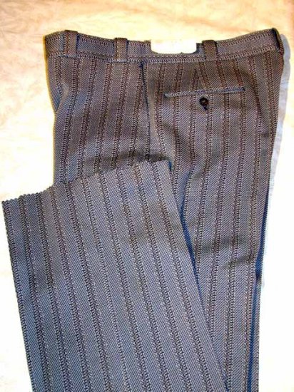 Retro Silver Gulf Stream Self Sizer Pants 34 NWT
