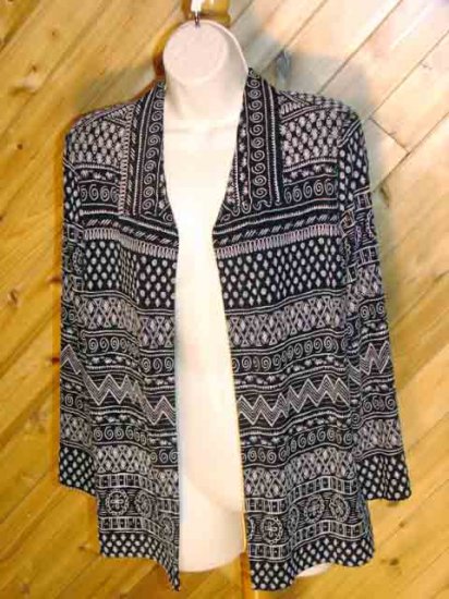 Mark Singer Software Traveler Open Jacket Black/Cream L