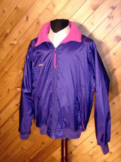 Columbia Mens Purple/Pink Fleece Outerwear Jacket L