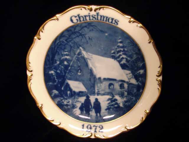 Dresden West Germany Limited Edition Xmas 1972 Plate